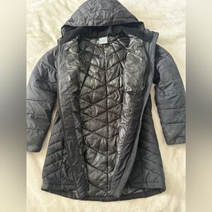 Youth Columbia Omni heat mid length packable puffer